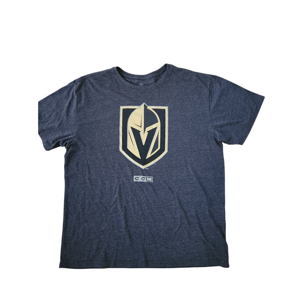 Vegas Golden Knights CCM T Shirt XL Gray NHL Hockey Tee